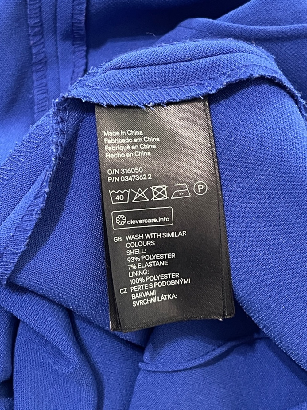 H&M Spaghetti Strap Midi Dress | Royal Blue | Size 4 - Picture 5 of 6